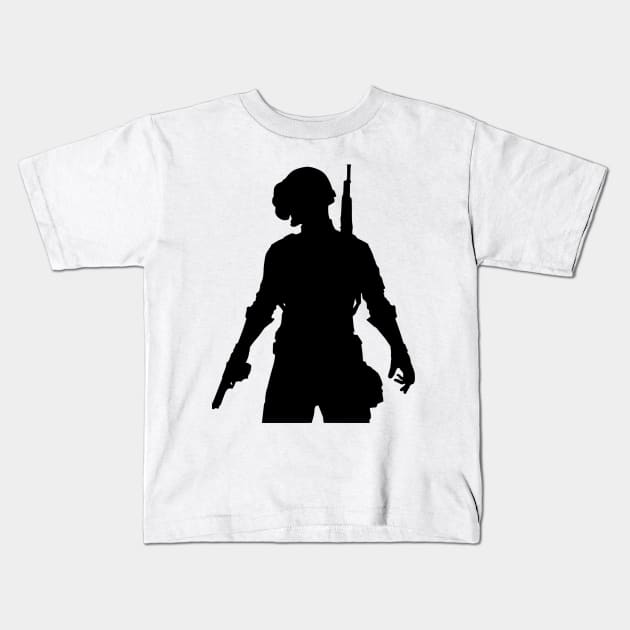 PUBG Kids T-Shirt by Ahmed ALaa